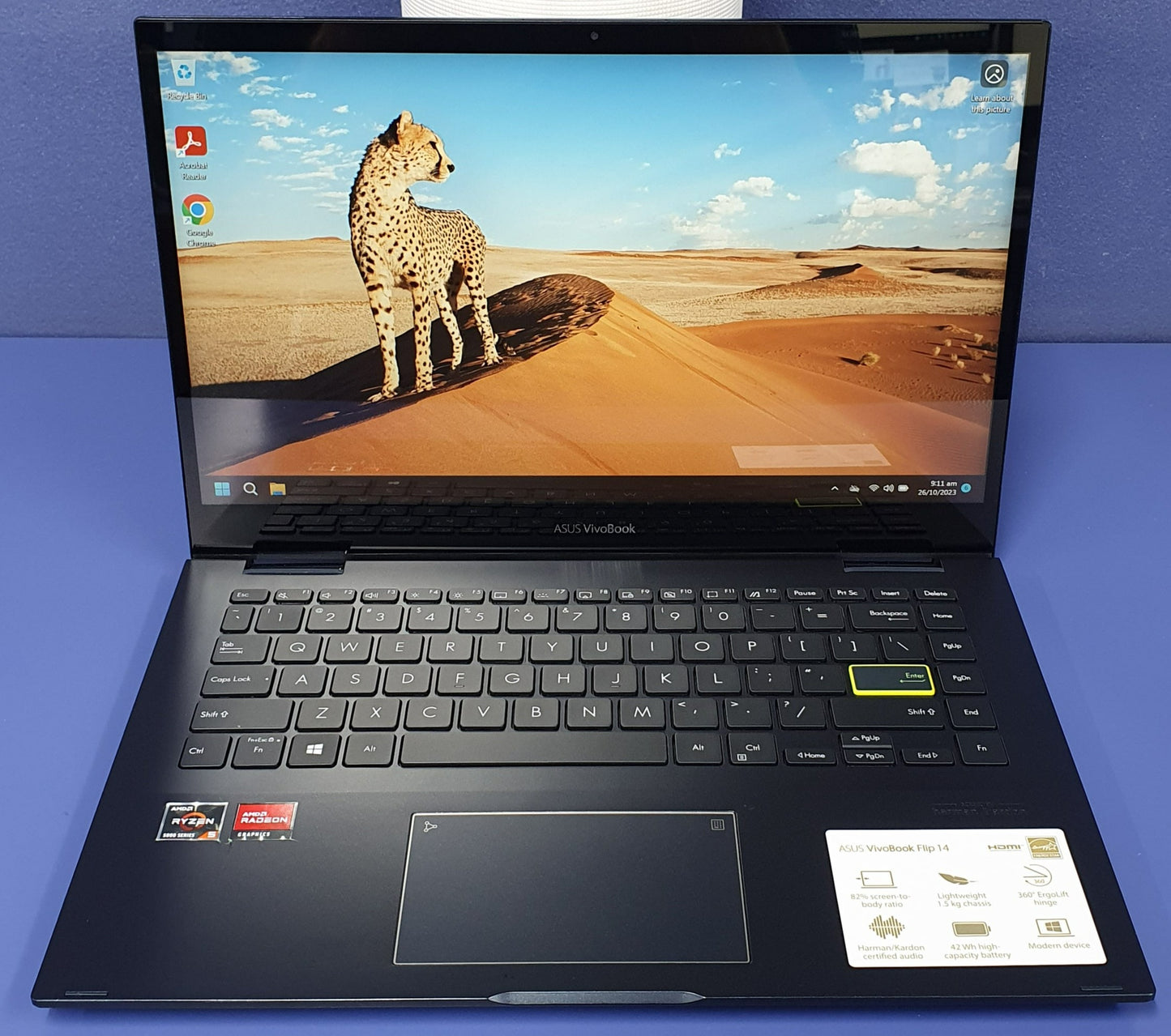 ASUS Vivobook - Ryzen 5 5500U - 20GB RAM - 500GB SSD - 14" Full HD Touch Flip Display - Windows 11 Home
