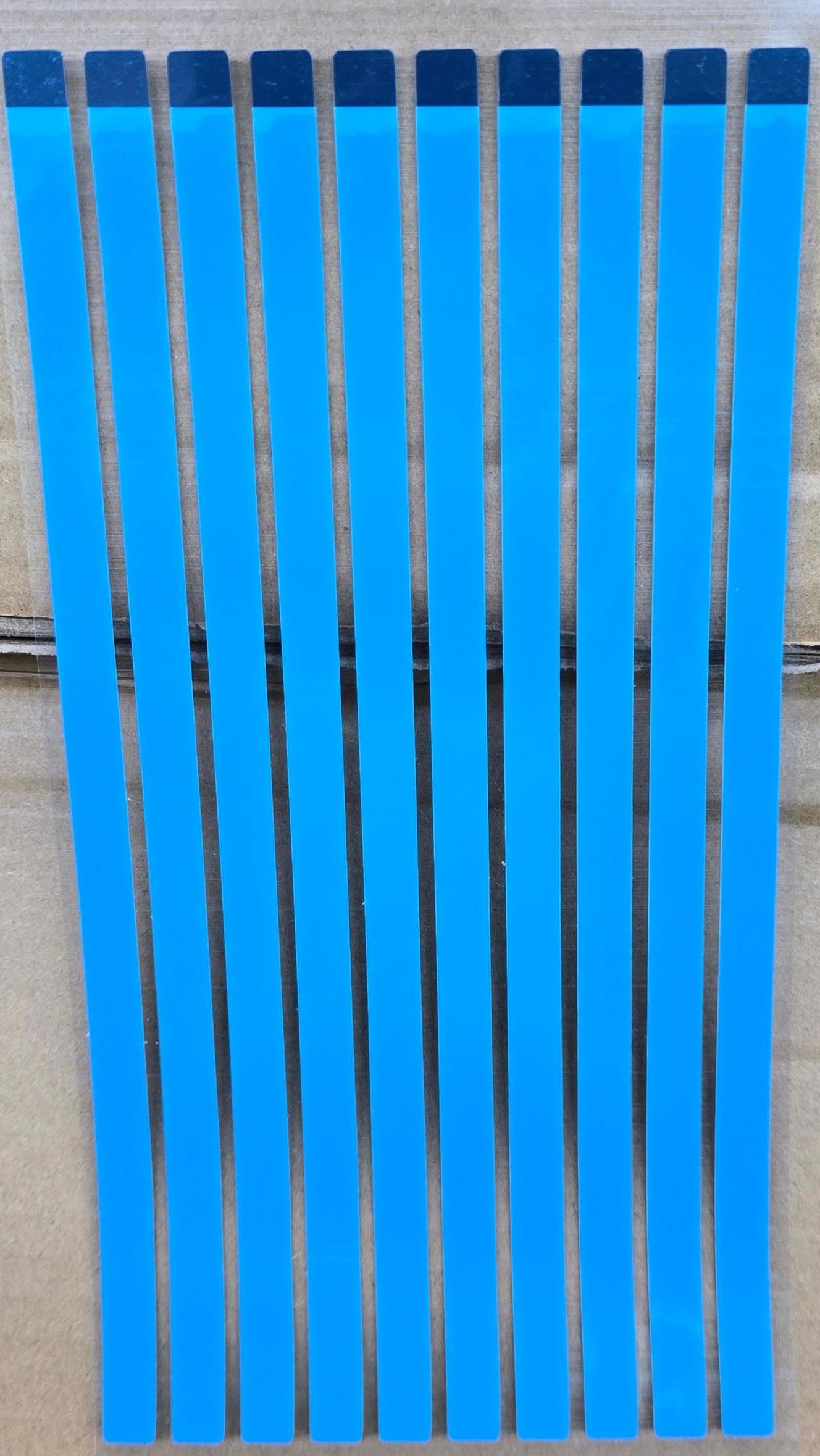 Laptop screen adhesive strips - Sheets of 10