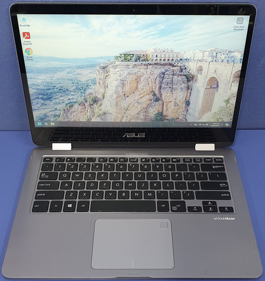 ASUS Notebook - Celeron N4000 - 4GB RAM - 128GB SSD - 14" HD Touch Flip - Windows 11 Home